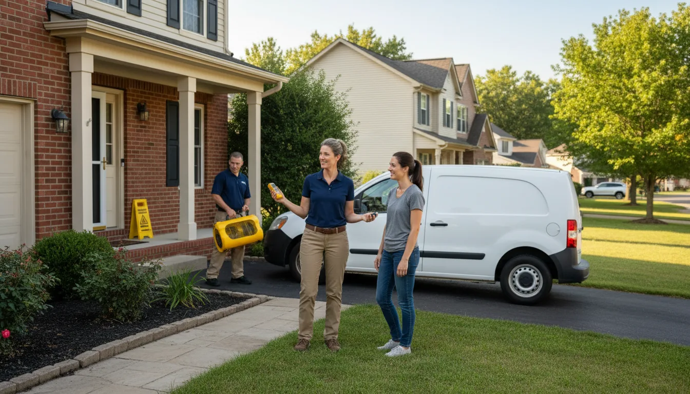 Water restoration image for Mold Remediation in Groves, TX